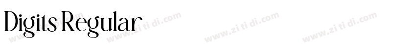 Digits Regular字体转换 Digits Regular字体转换